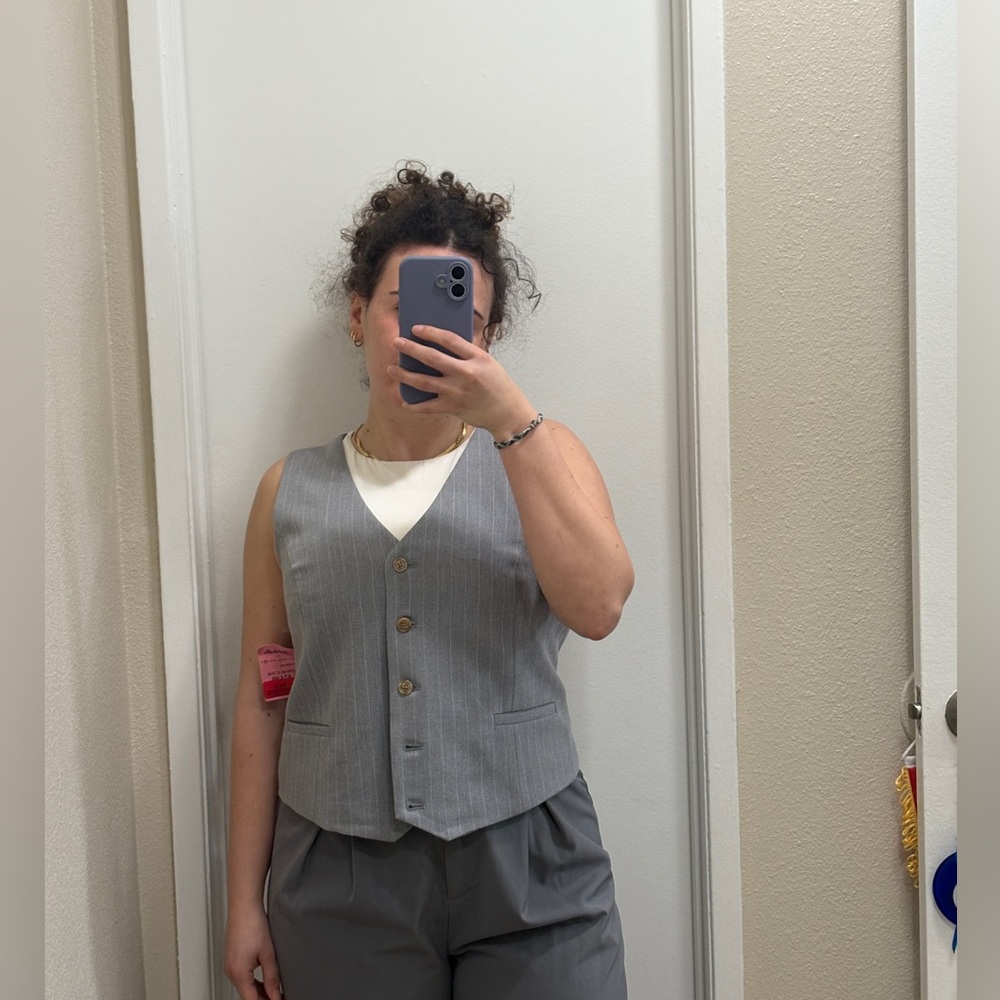 Gray Women's Vest